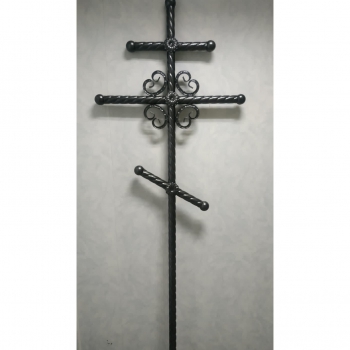 Крест металлический на могилу № 4